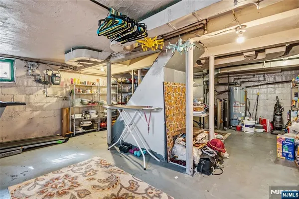 a view of storage and utility room