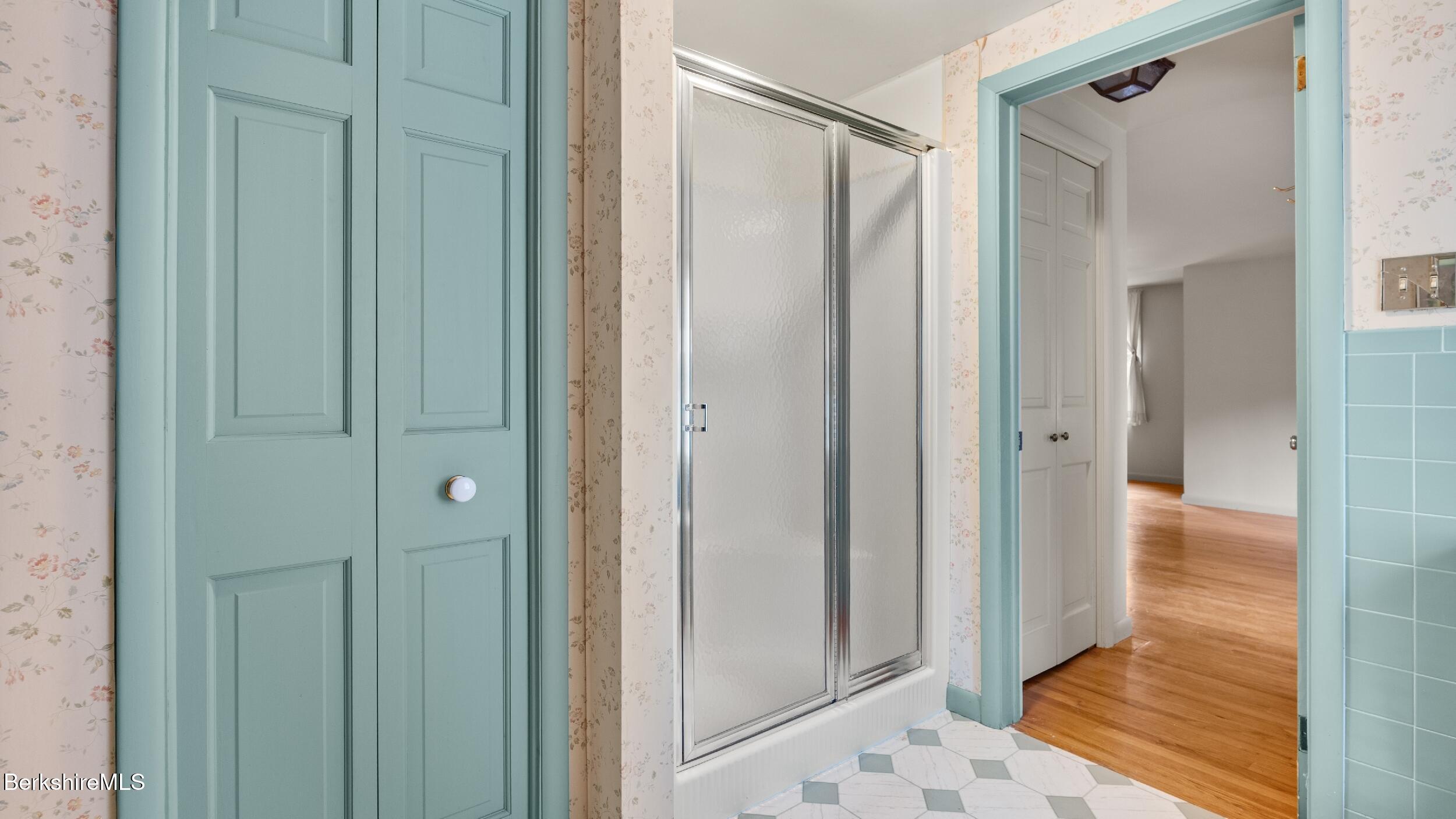 3 Pleasant View Drive Great Barrington, MA 01230 - Photo 16 of 28 a bathroom with a shower and a glass door