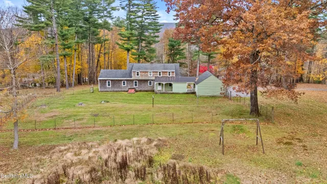 a view of an outdoor space and seating area