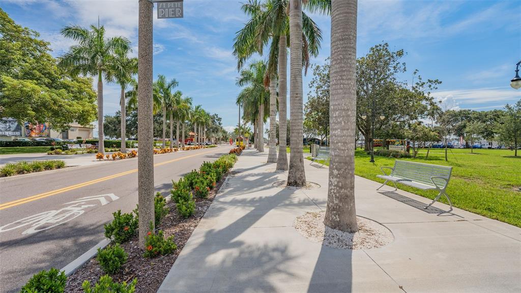 465 Central Avenue, Unit 301 St. Petersburg, FL 33701 - Photo 41 of 47 a park with palm trees