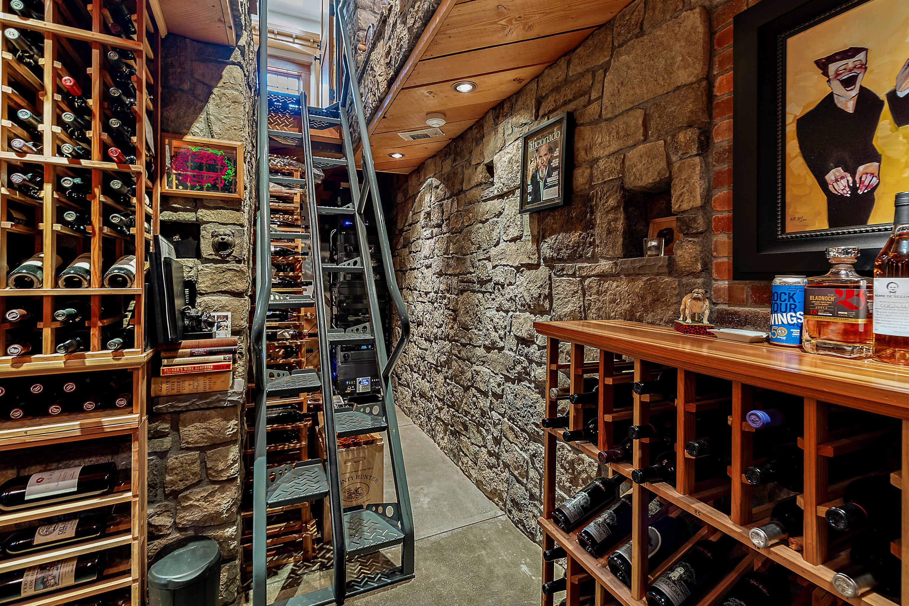 4167 Independence School Road Medford, OR 97501 - Photo 22 of 95 Wine Cellar view 1
