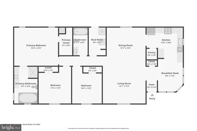 $379,900 | 1099 J F K Drive, North Wales, PA 19454