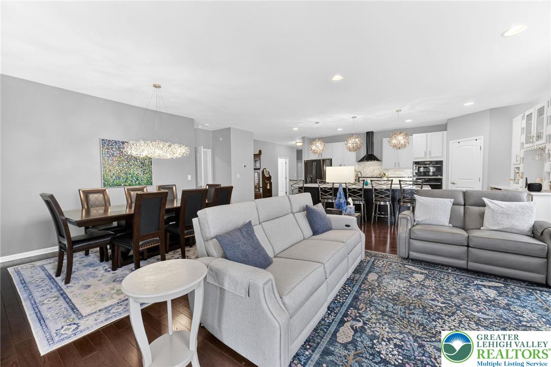 3465 Treeview Drive Emmaus, PA 18049 - Photo 11 of 38 a living room with furniture kitchen view and a table