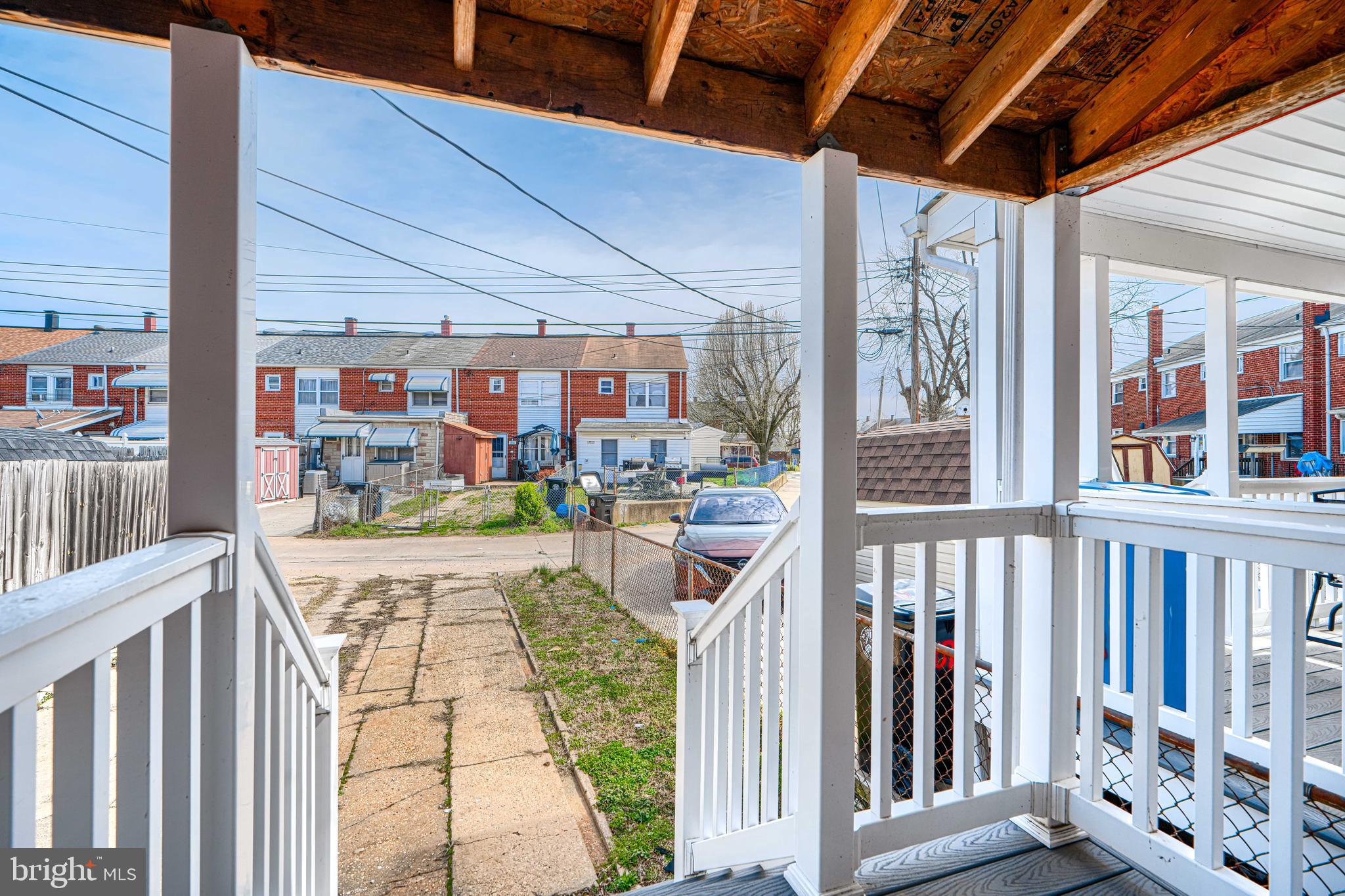 2073 Jasmine Road Baltimore, MD 21222 - Photo 27 of 29 Rear Balcony