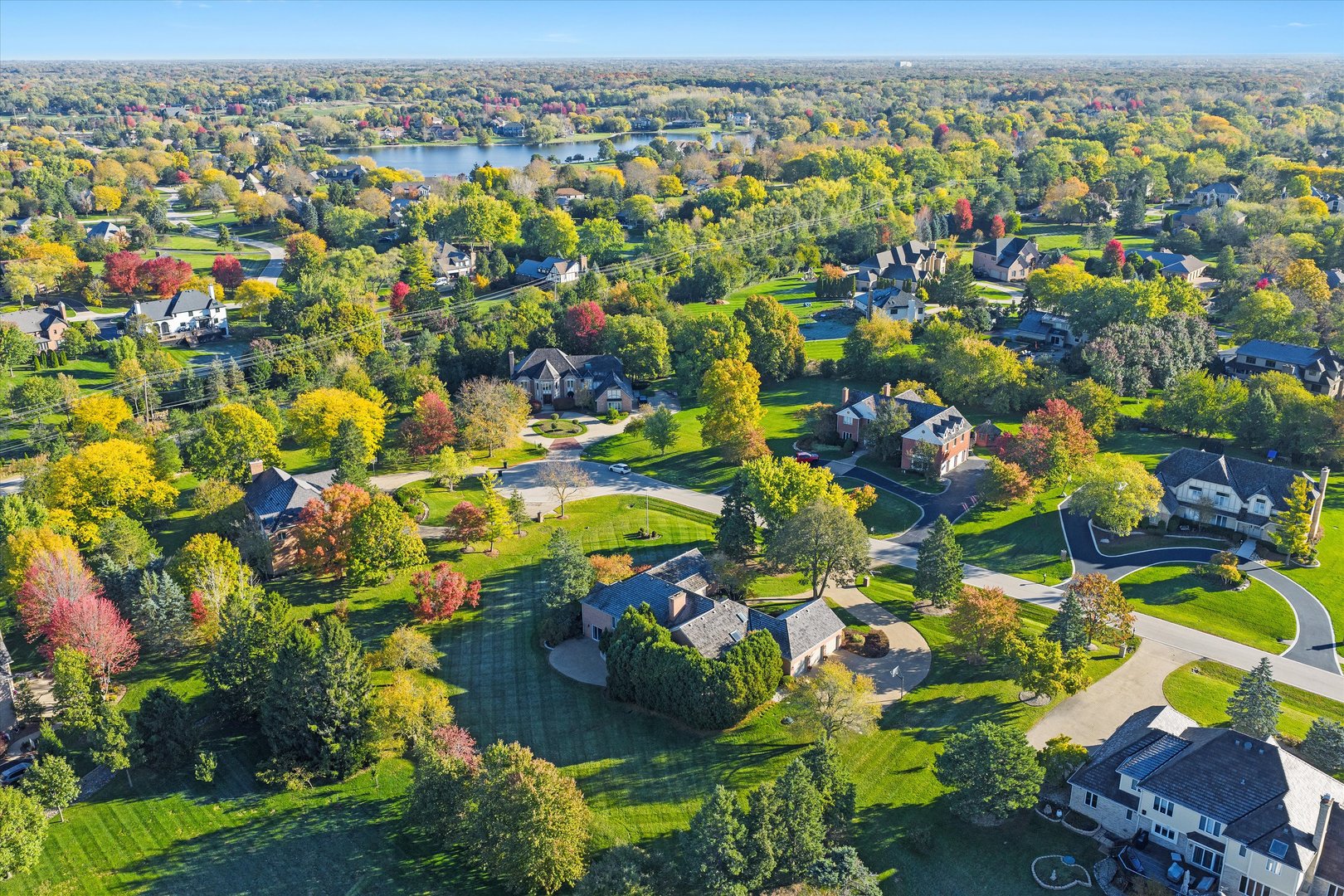 510 Lancaster Court Inverness, IL 60010 - Photo 17 of 17 an aerial view of residential houses with outdoor space
