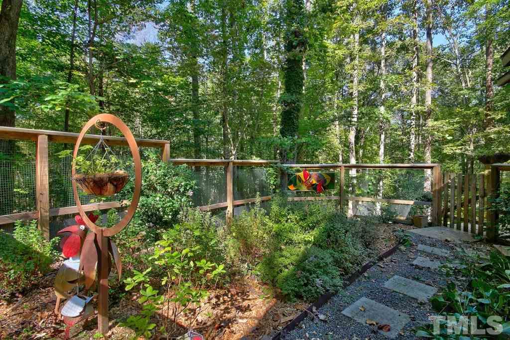 11312 Saddleview Court Raleigh, NC 27613 - Photo 23 of 25 Grow your garden in the already established fenced in garden retreat! NO deer or rabbits allowed here since already fenced for you.