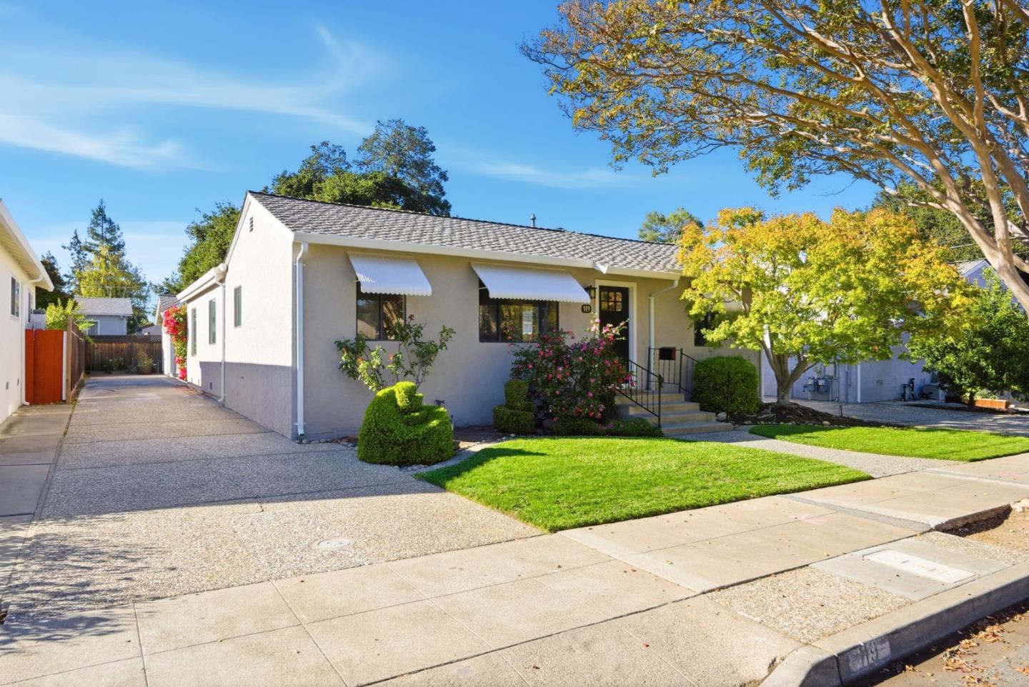 119 Florence Street Sunnyvale, CA 94086 - Photo 1 of 1 a front view of a house with garden