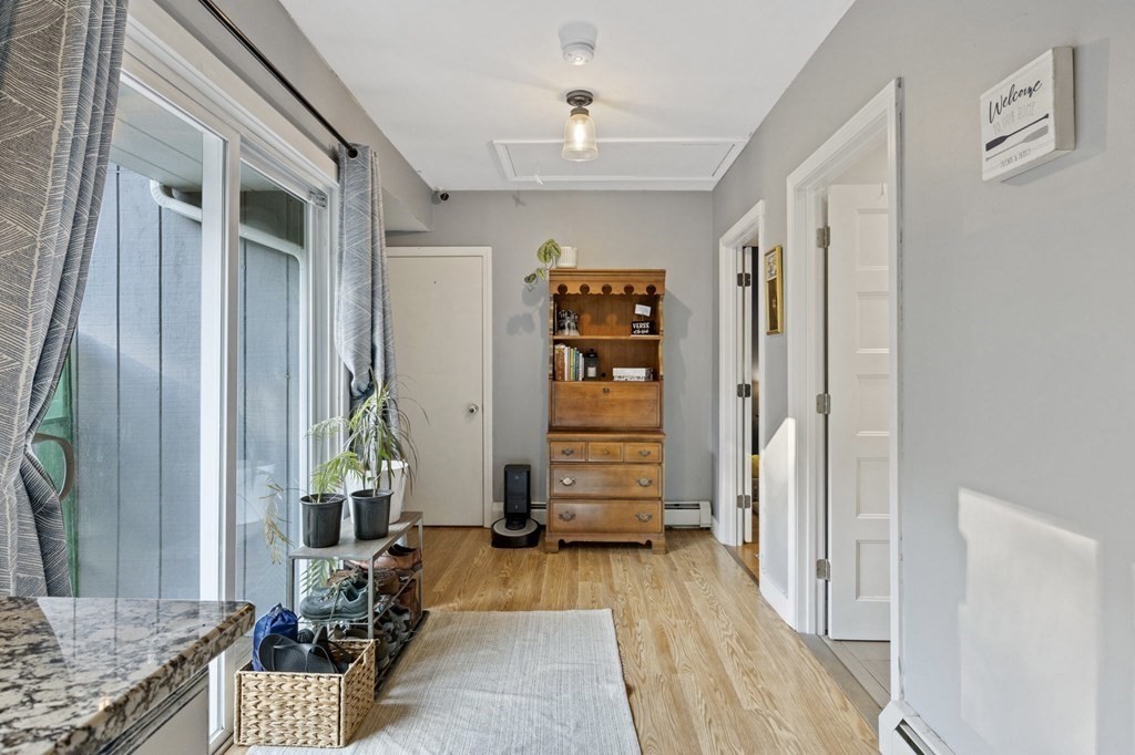 8 Squirrel Road Plymouth, MA 02360 - Photo 21 of 42 a view of an entryway with wooden floor and furniture