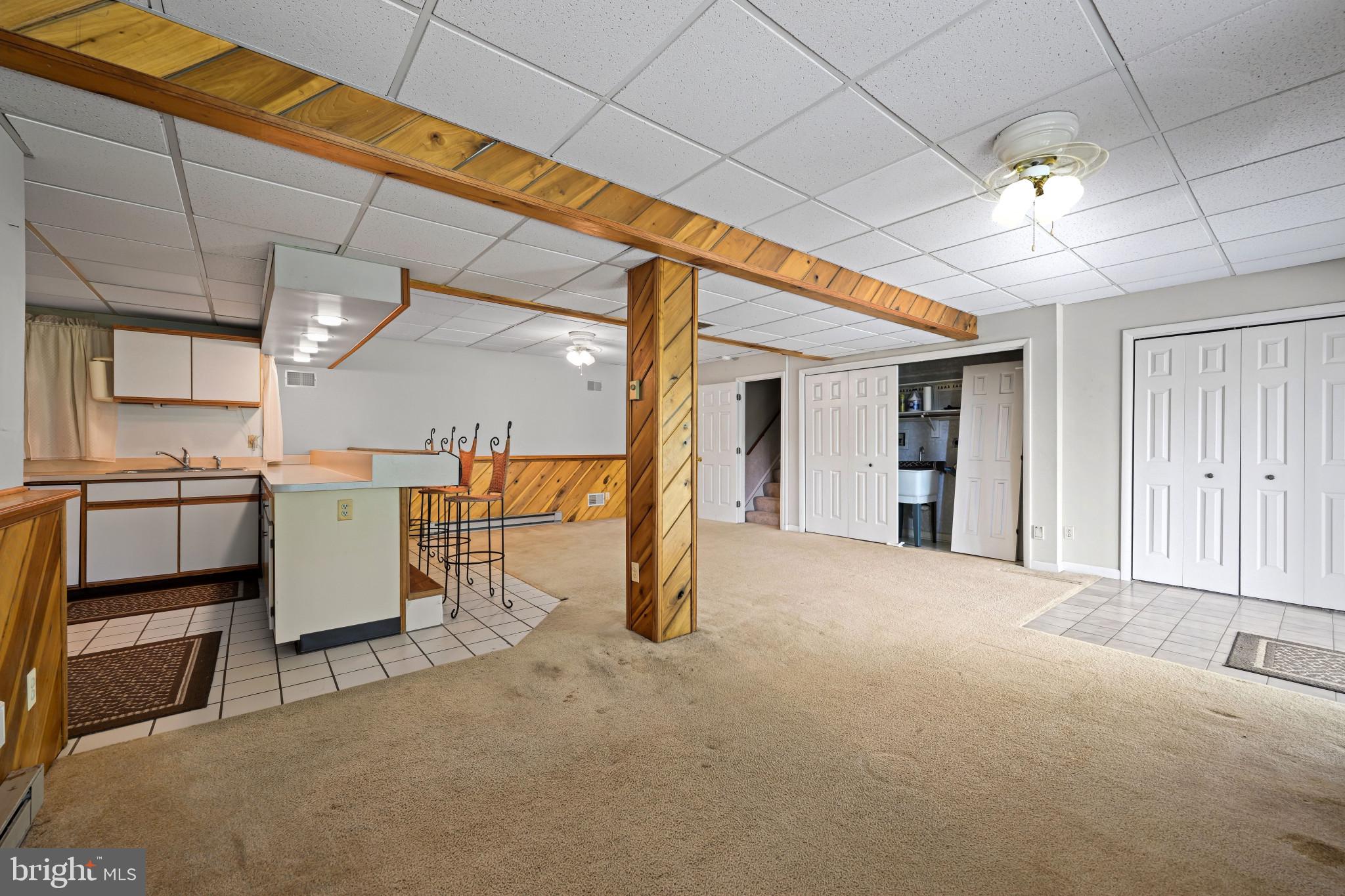 5816 Oakland Road Sykesville, MD 21784 - Photo 34 of 59 Basement with Kitchen and Additional Room