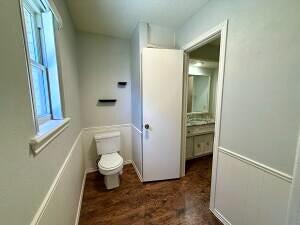 3206 77th Street Lubbock, TX 79423 - Photo 23 of 35 a bathroom with a toilet and a shower
