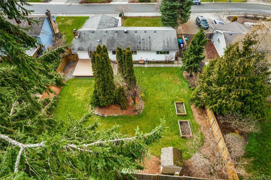 17409 29th Drive Southeast Bothell, WA 98012 - Photo 34 of 37 an aerial view of a house with a yard