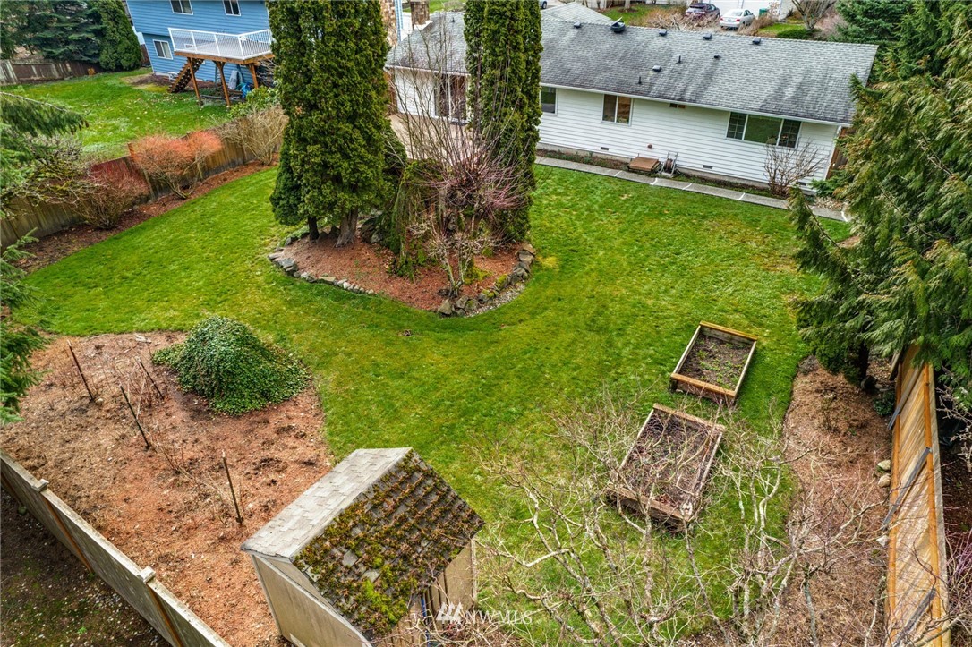 17409 29th Drive Southeast Bothell, WA 98012 - Photo 36 of 37 an aerial view of a house with garden space and street view