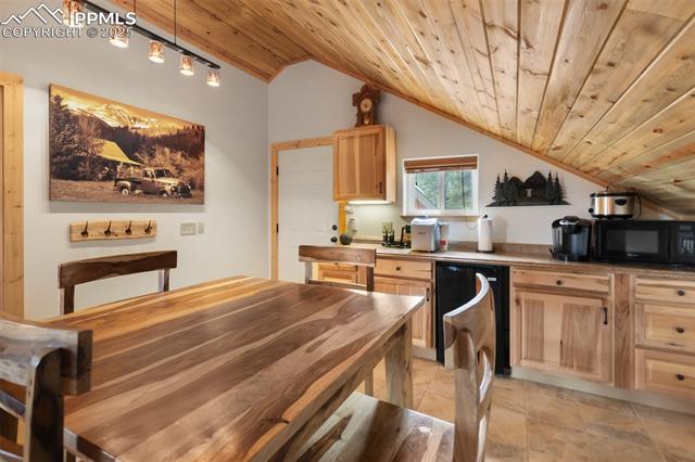 334 Pulver Road Lake George, CO 80827 - Photo 35 of 50 large kitchen and dining area in cabin 2