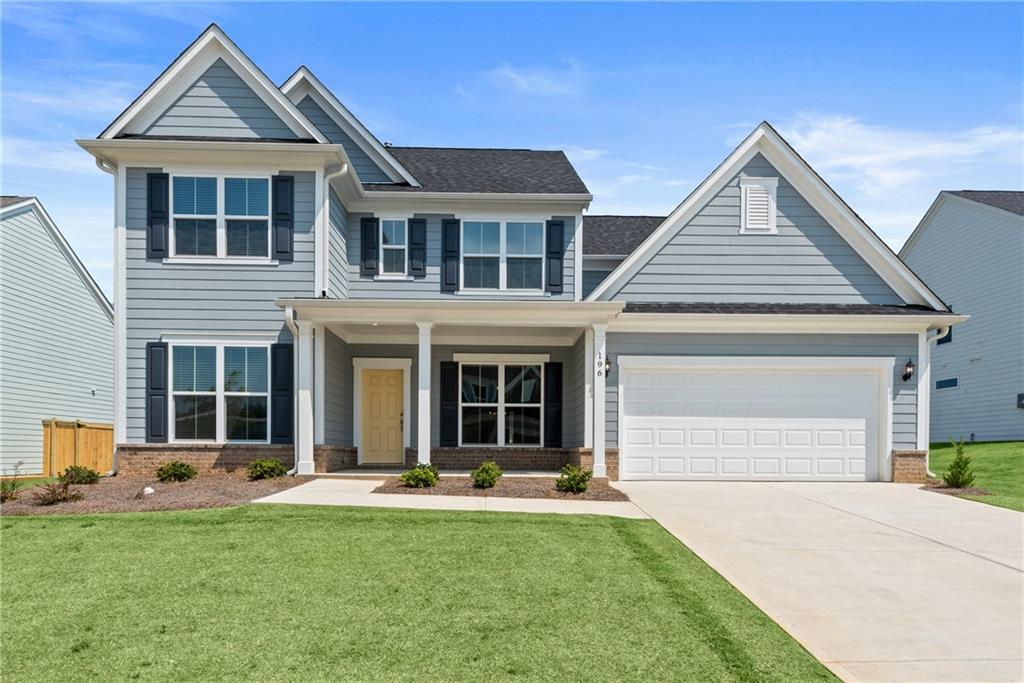 196 Riverclub Road Acworth, GA 30101 - Photo 1 of 1 a front view of a house with swimming pool