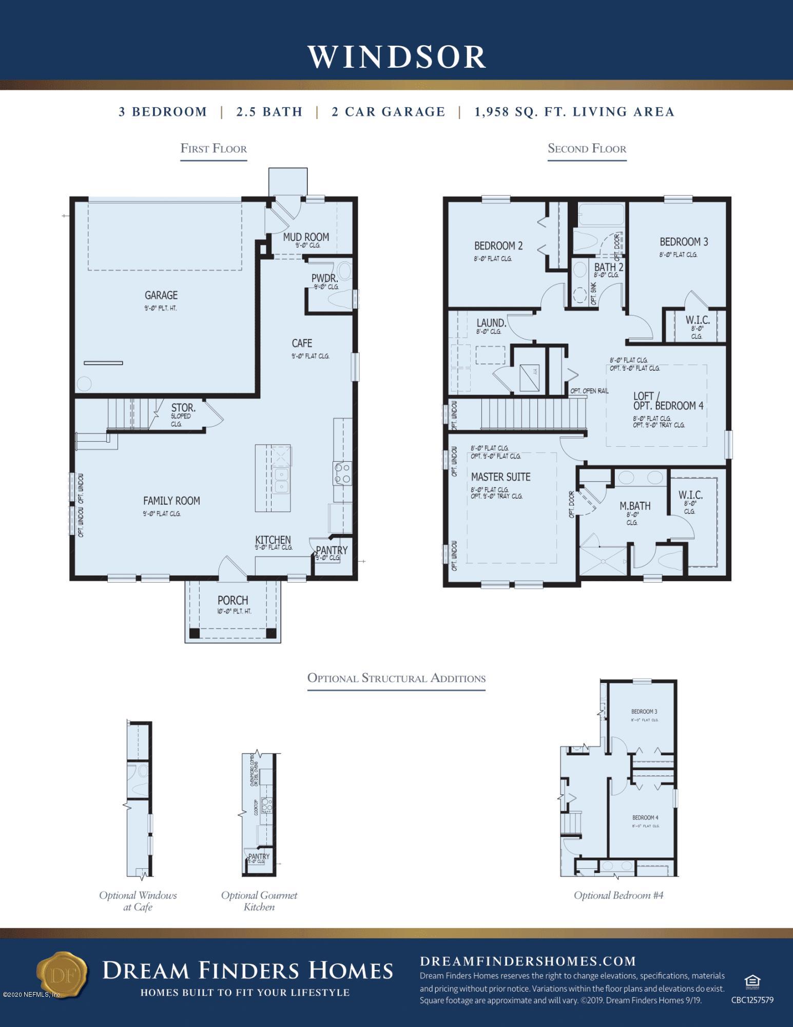 156 Clarys Run St. Augustine, FL 32092 - Photo 30 of 30 Windsor floorplan
