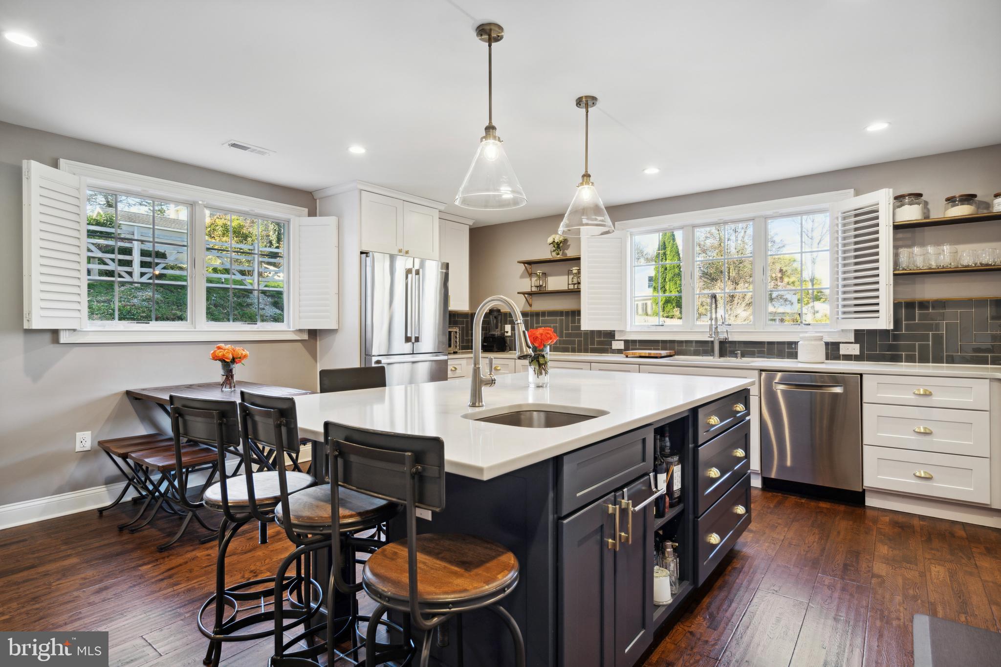 159 Vassar Road Bala Cynwyd, PA 19004 - Photo 3 of 33 Eat-in kitchen with double sinks