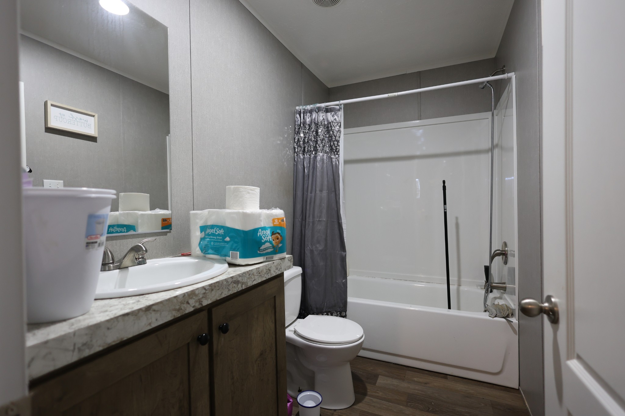 298 Fly Road Shelbyville, TN 37160 - Photo 8 of 21 a bathroom with a sink toilet and shower