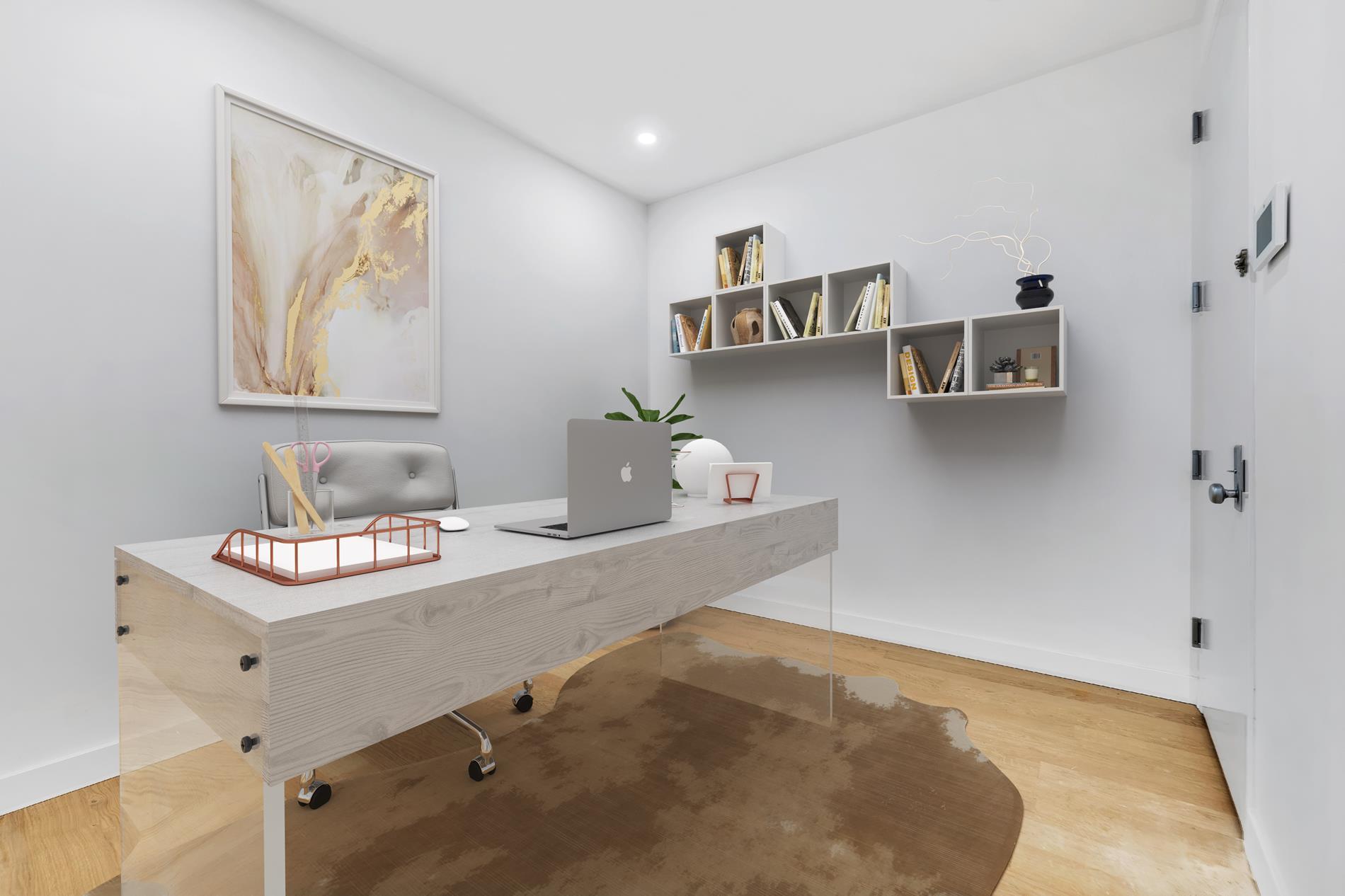 54 Dupont Street, Unit 2F Brooklyn, NY 11222 - Photo 8 of 10 a bathroom with a sink and a mirror