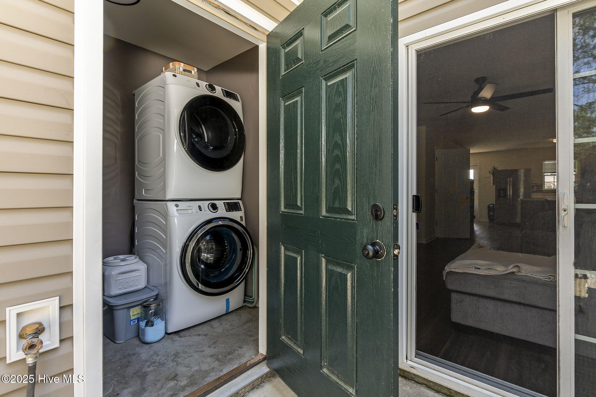 601 Peletier Loop Road Peletier, NC 28584 - Photo 18 of 33 Laundry/storage closet off patio
