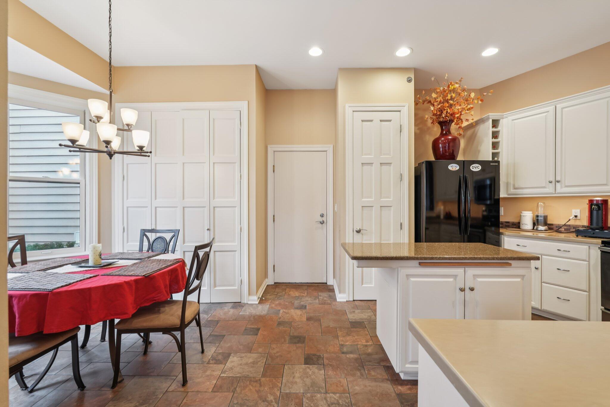 885 Rocky Point, Unit C Brookfield, WI 53005 - Photo 17 of 38 Kitchen and Garage Door Entrance