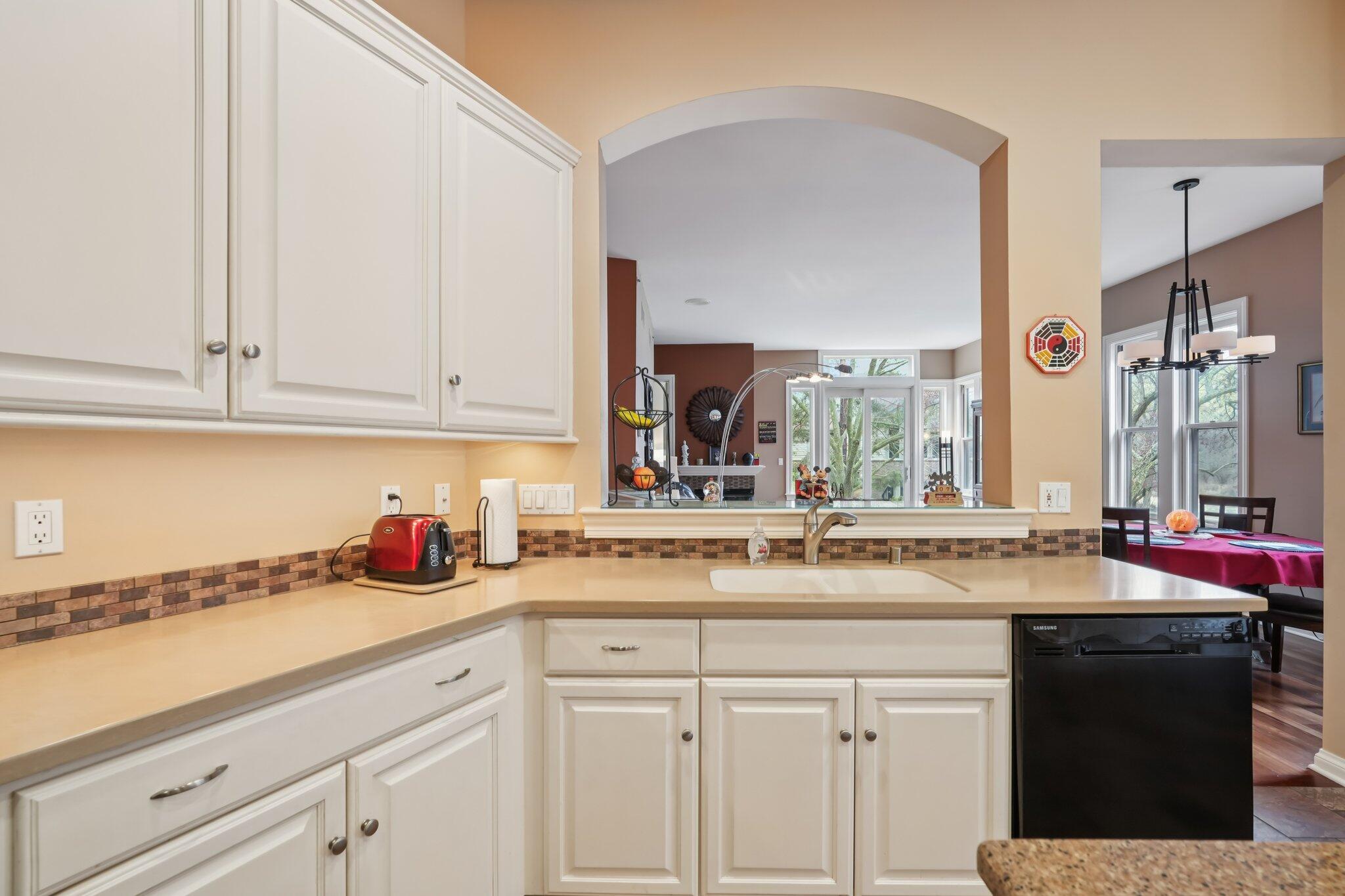 885 Rocky Point, Unit C Brookfield, WI 53005 - Photo 19 of 38 Kitchen Looking at Living Room