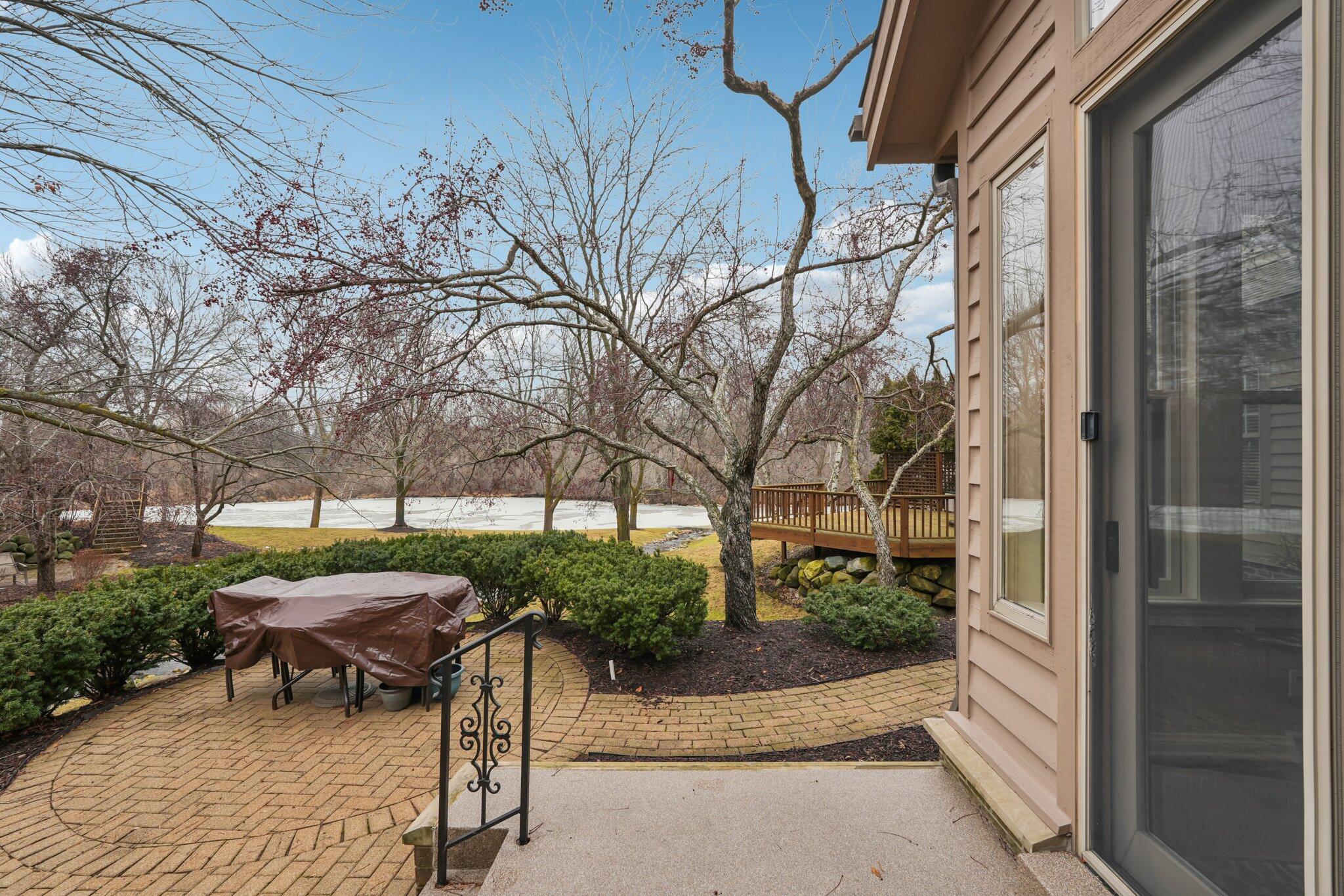 885 Rocky Point, Unit C Brookfield, WI 53005 - Photo 31 of 38 Backyard - View of Lake
