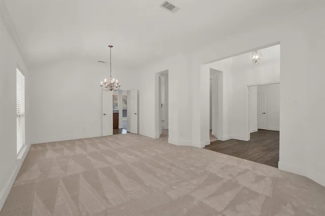 a view of a room with a natural light