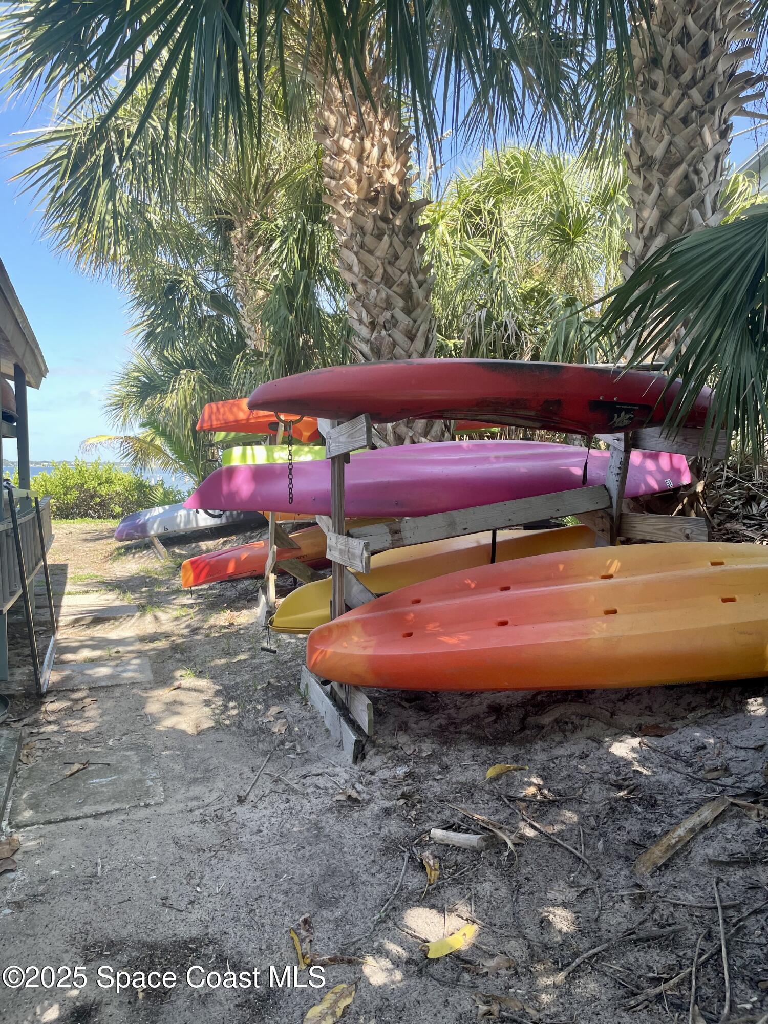 7 Cove Road Melbourne Beach, FL 32951 - Photo 50 of 55 Kayak Storage