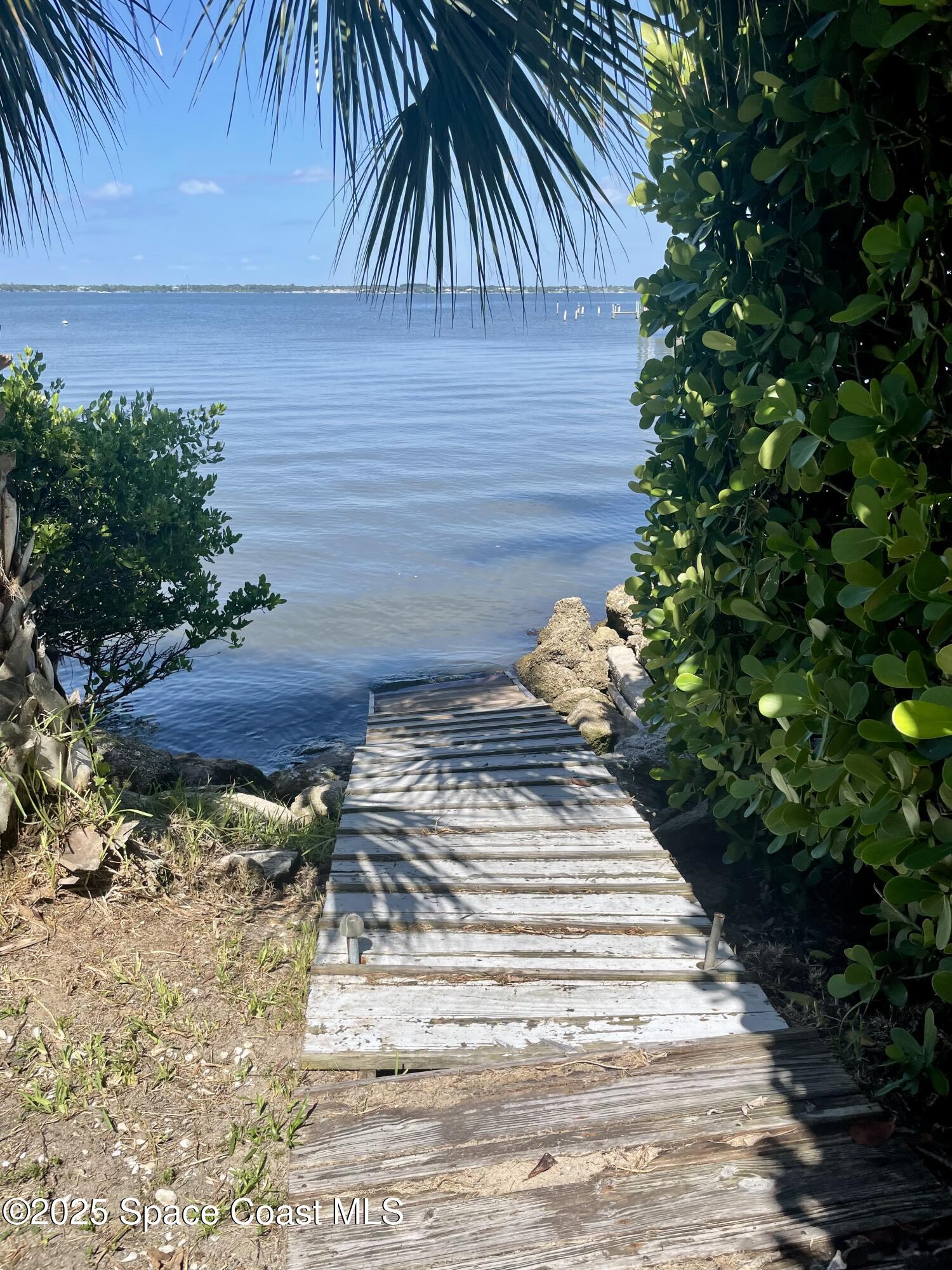 7 Cove Road Melbourne Beach, FL 32951 - Photo 51 of 55 a view of a backyard with plants