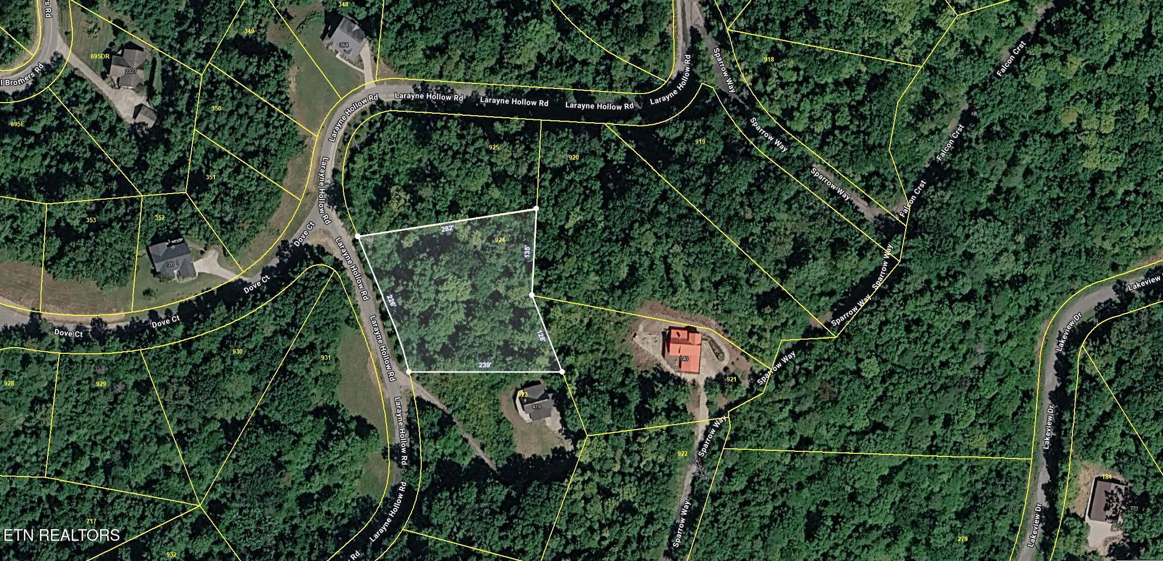Larayne Hollow Road, Unit 924 Sharps Chapel, TN 37866 - Photo 6 of 21 Spar Drive Aerial Tax Map