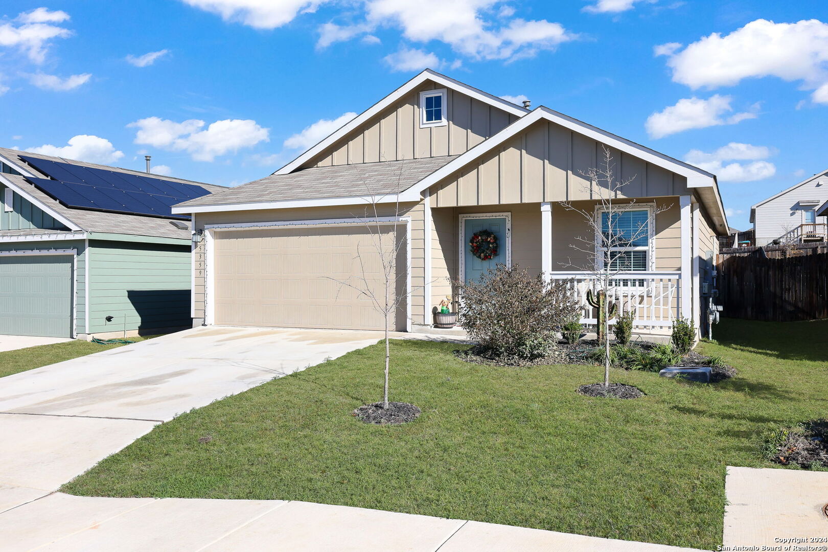 5359 Forbs Lane Bulverde, TX 78163 - Photo 1 of 21 a front view of house with yard and green space