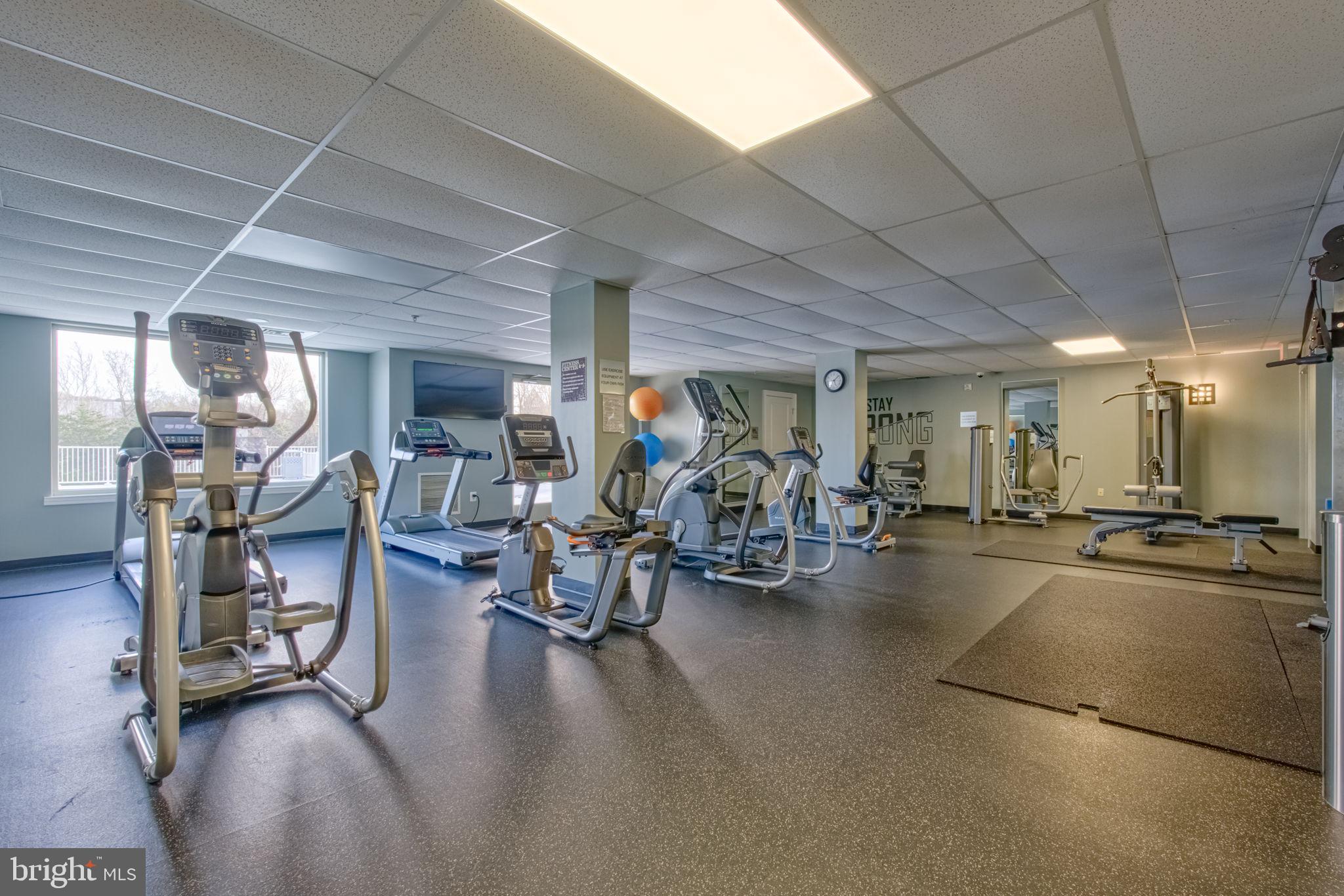 6301 Edsall Road, Unit 418 Alexandria, VA 22312 - Photo 40 of 44 a view of a room with gym equipment