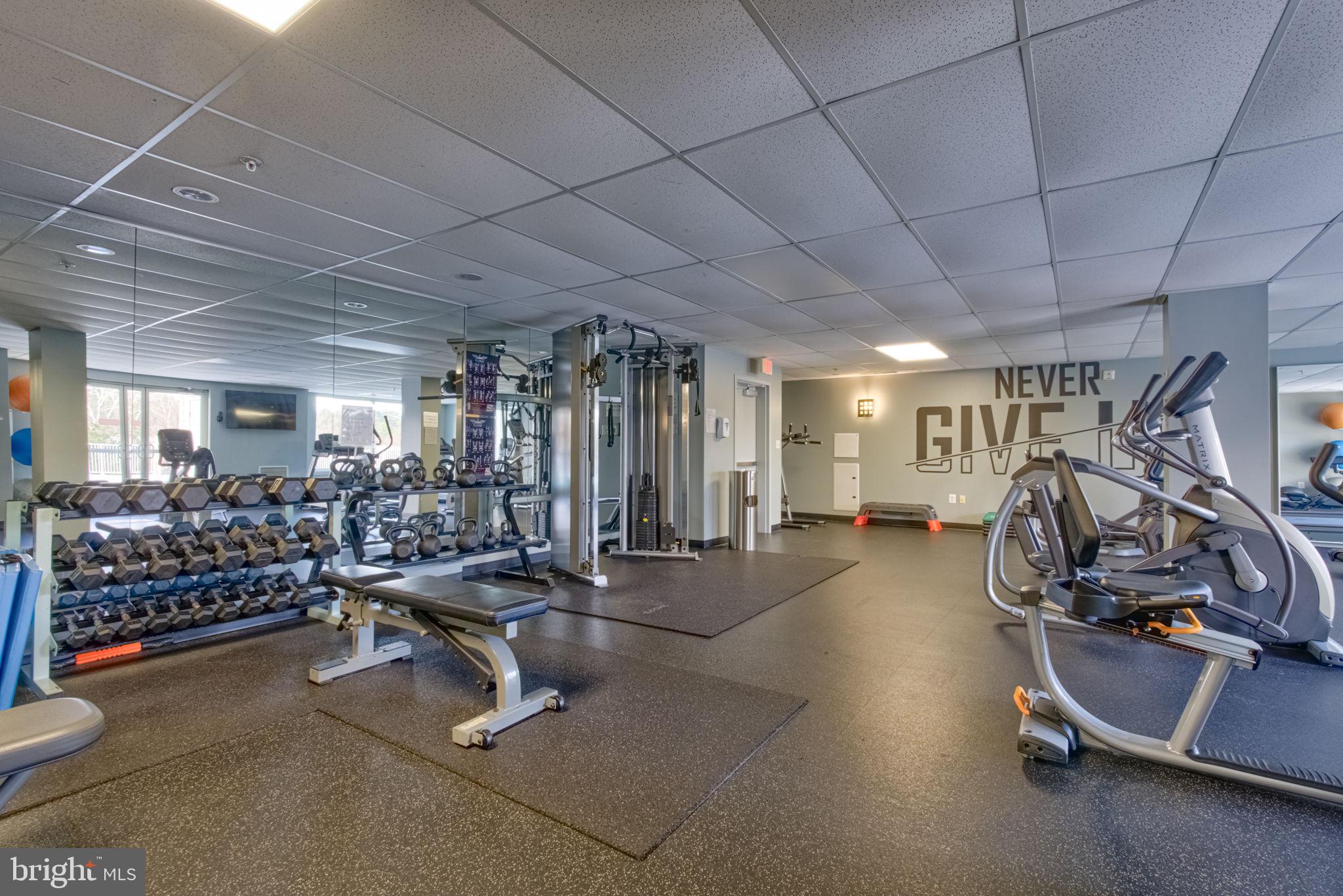 6301 Edsall Road, Unit 418 Alexandria, VA 22312 - Photo 41 of 44 a view of a room with gym equipment