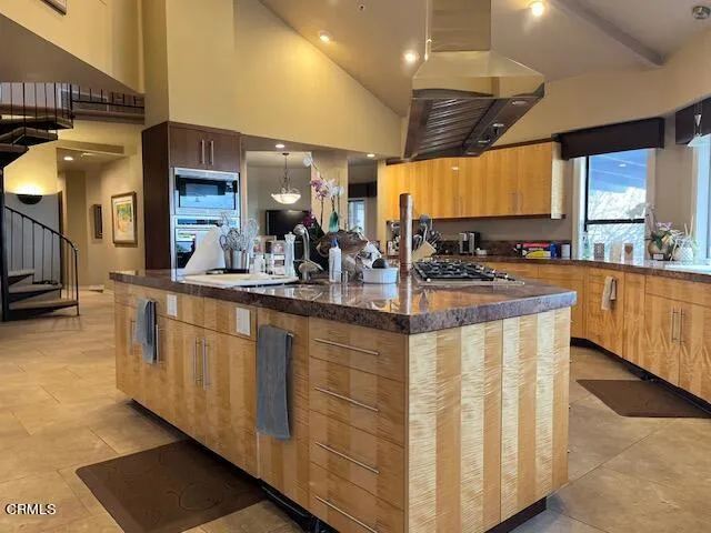 a room with gym equipment