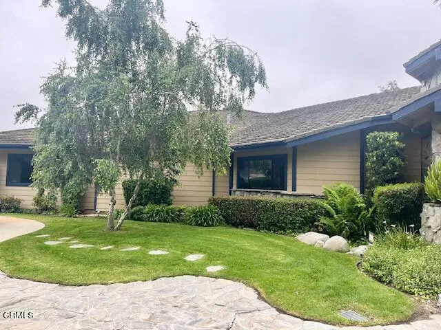 a view of a lake with houses