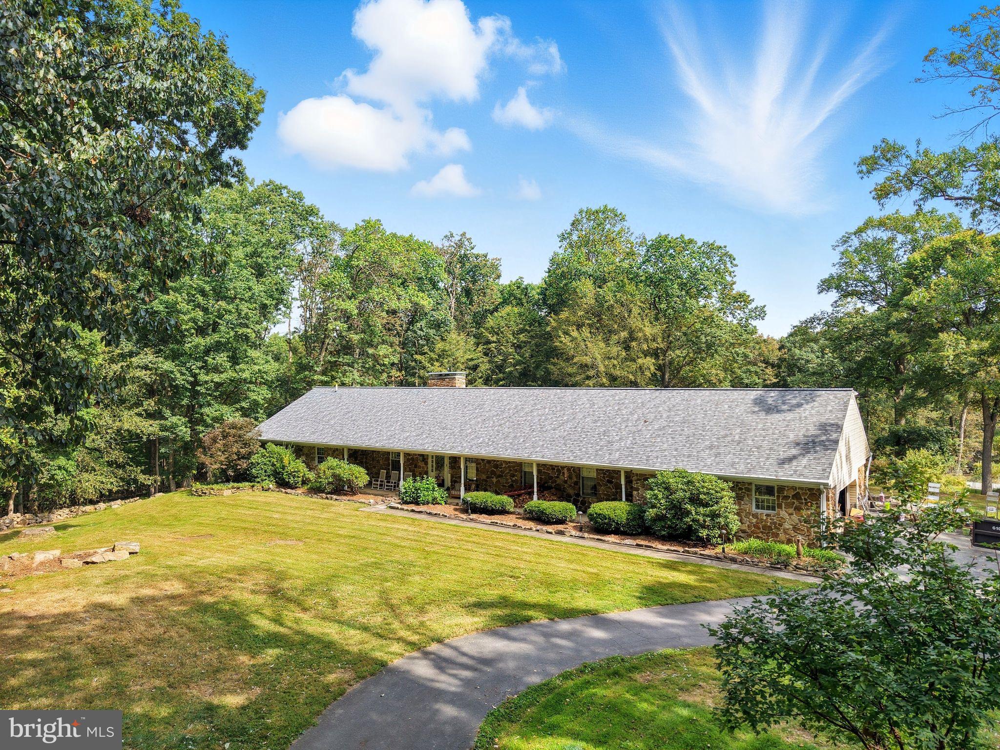156 Grove Road Elverson, PA 19520 - Photo 45 of 45 a view of a house with pool and yard