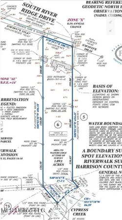 $65,000 | Lot 6 South River Ridge Drive, Diberville, MS 39540