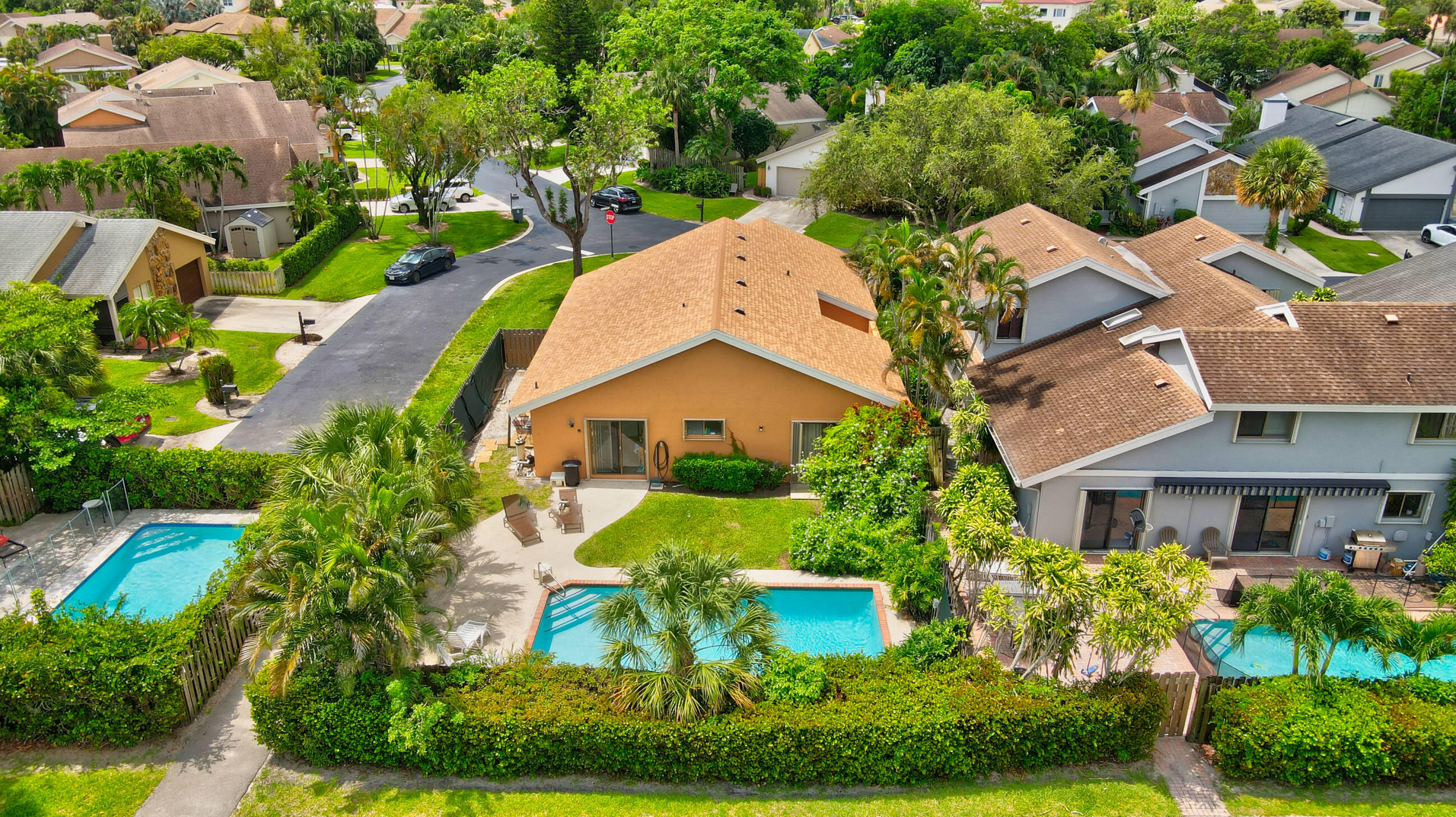 7521 Martinique Boulevard Boca Raton, FL 33433 - Photo 5 of 11 Backyard Aerial 2