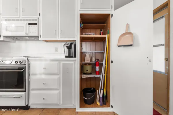 a view of an empty room