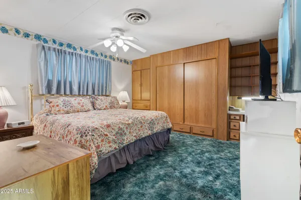 a view of a closet area