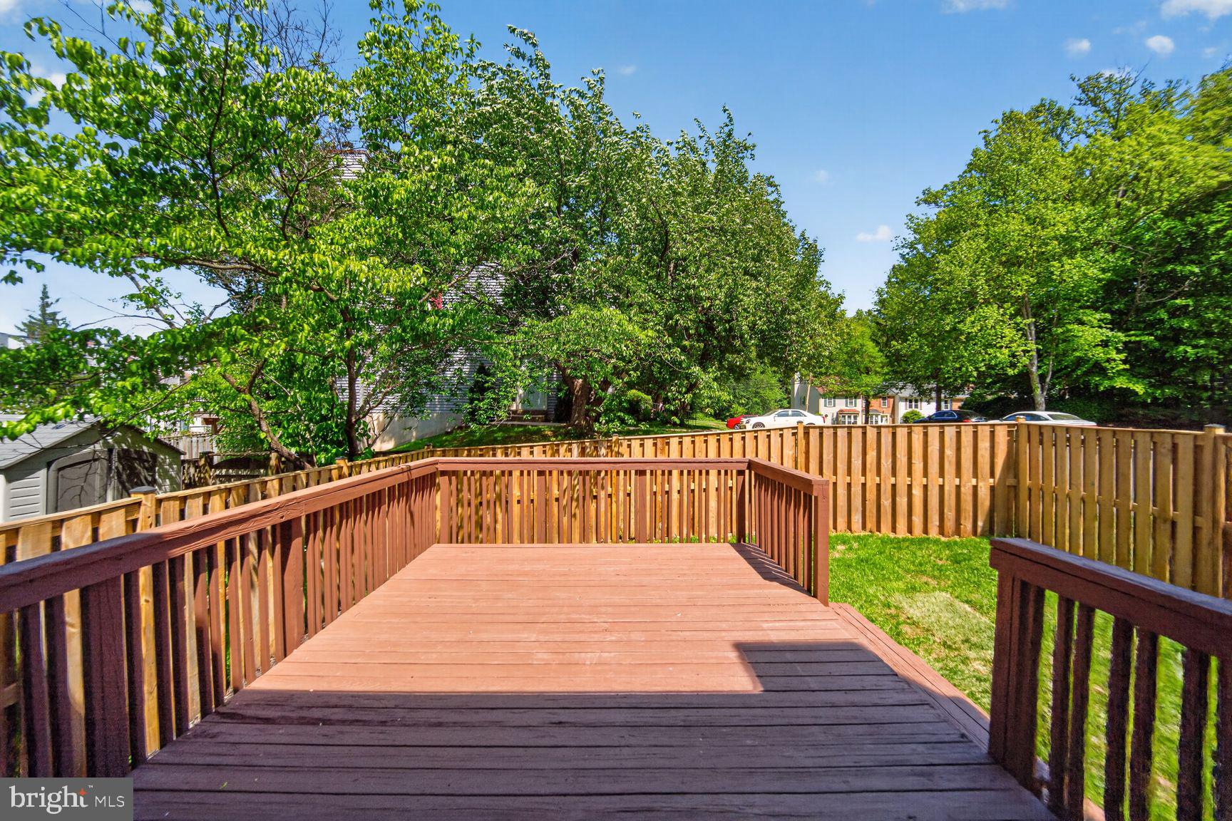 7265 Kousa Lane Springfield, VA 22152 - Photo 32 of 50 Oversized Rear Deck
