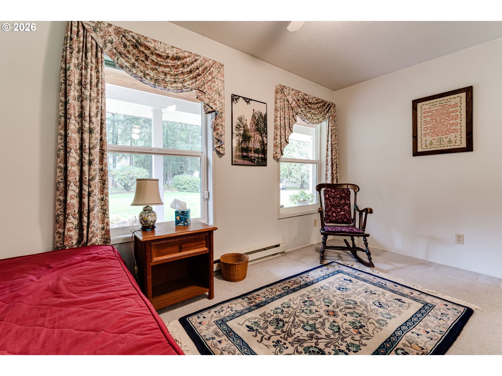 87919 Huston Road Veneta, OR 97487 - Photo 13 of 32 a bed room with a bed and a window