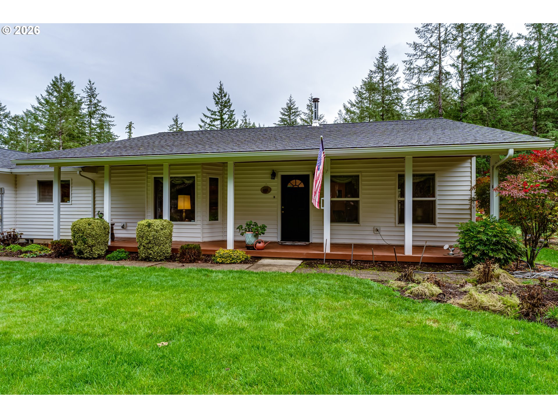 87919 Huston Road Veneta, OR 97487 - Photo 2 of 32 a view of a house with a yard porch and sitting area