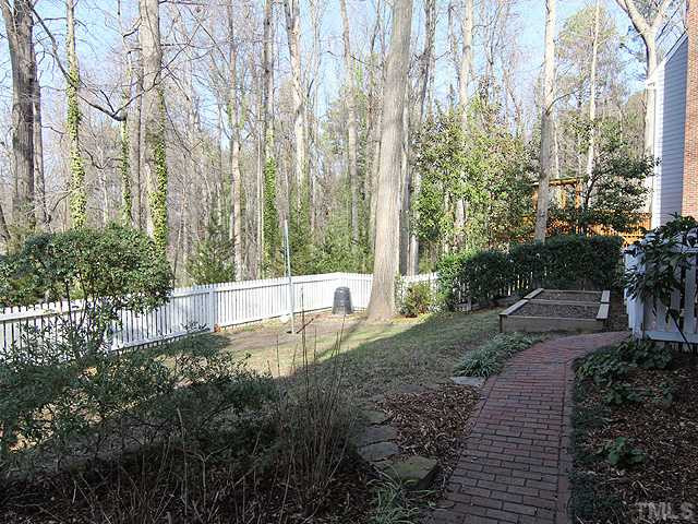 2512 Ashley Court Raleigh, NC 27607 - Photo 22 of 24 So much house, a great fenced yard - and in a few weeks a wooded back yard to enjoy - a great place in Raleigh to call home. Back Yard
