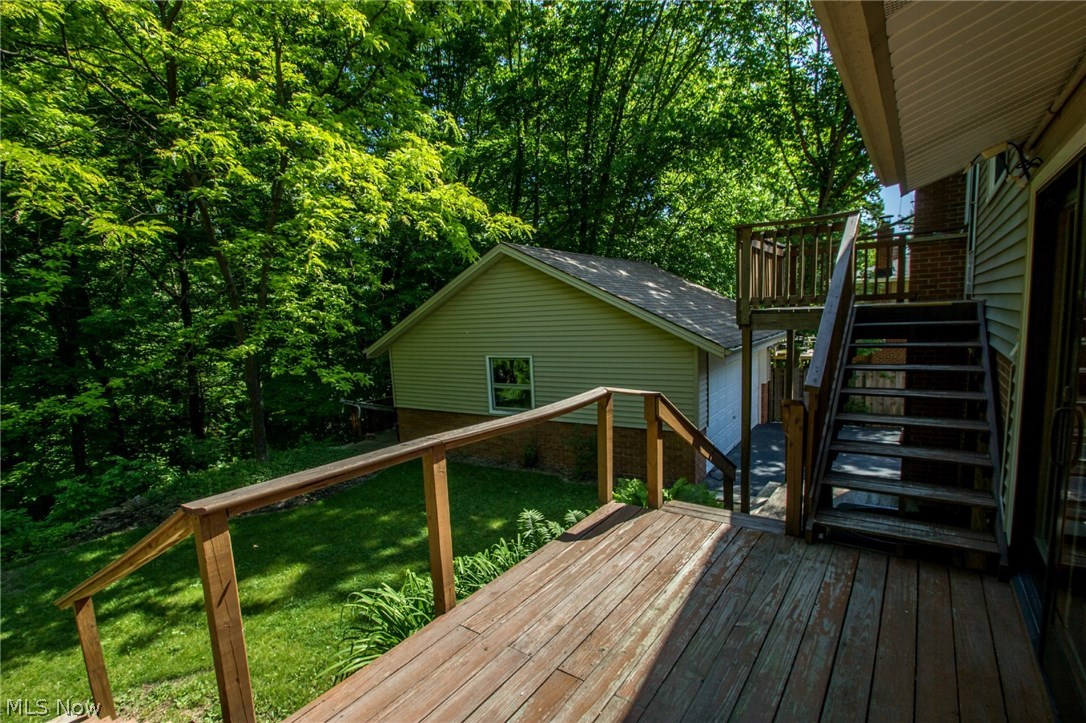 8107 Stone Road Independence, OH 44131 - Photo 25 of 29 Back yard and deck