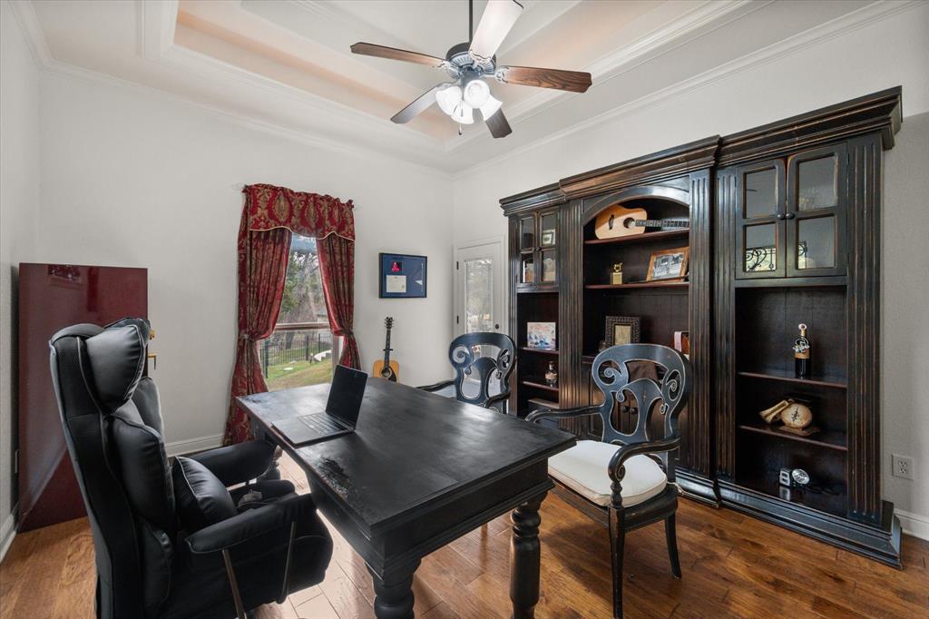 3840 Angela Court Midlothian, TX 76065 - Photo 25 of 40 a view of a workspace with furniture