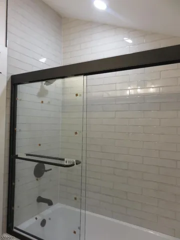 a bathroom with a window