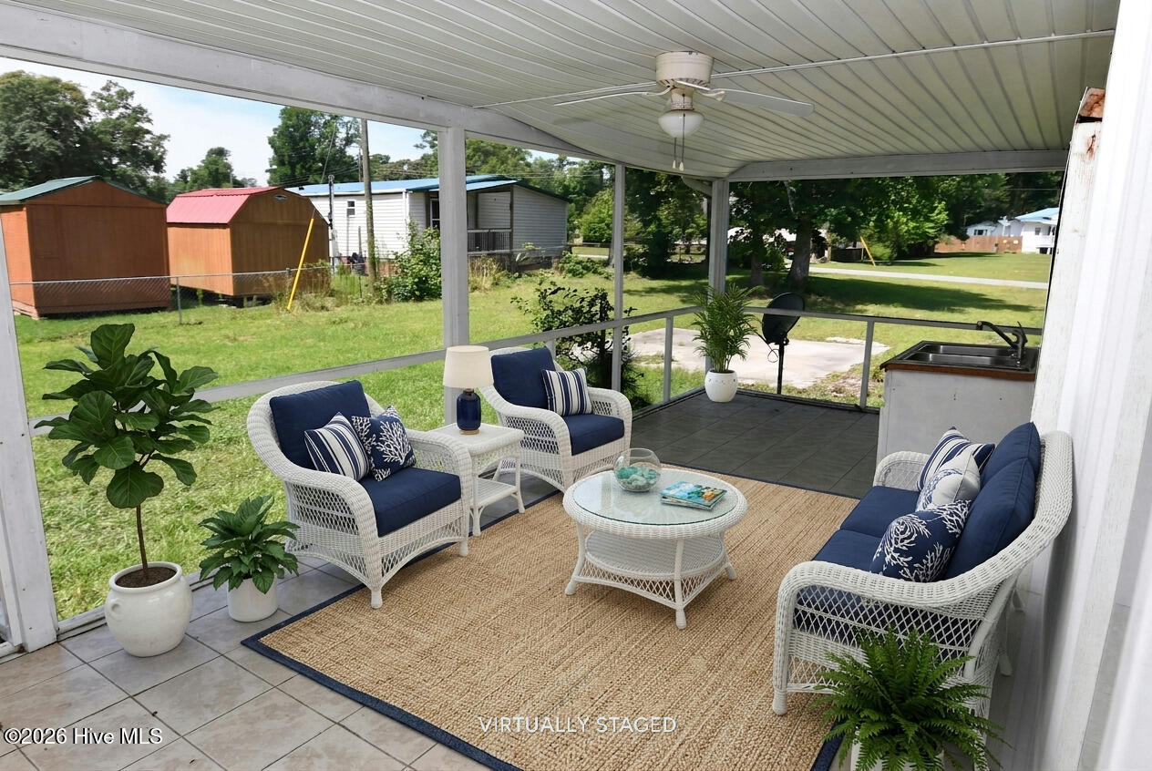 209 Queens Road Hubert, NC 28539 - Photo 16 of 27 Back Porch Ai Enhanced