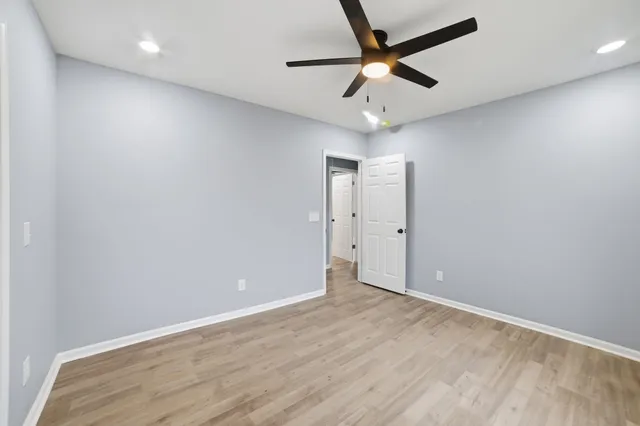 wooden floor in an empty room