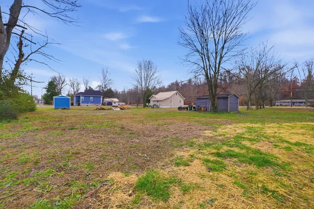 a view of an outdoor space and yard